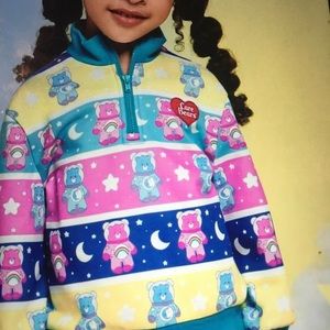 Carebears half zip sweatshirt 7y